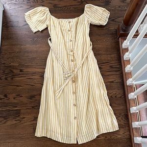 First Monday linen dress (M)